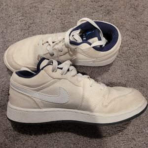 AIR JORDAN 1 RETRO CANVAS LOW GS